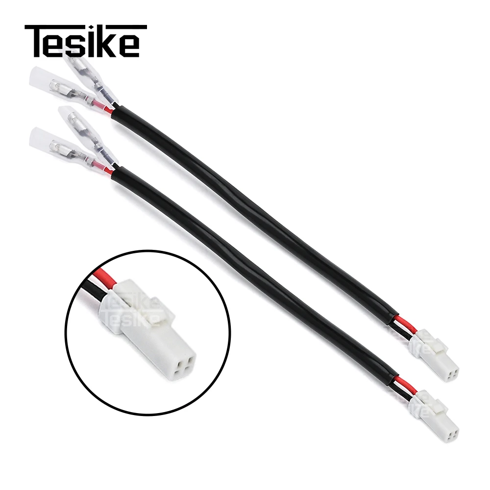 Wire Adapter Plug Connectors 2 Power Cords For KTM 125 200 250 690 790 990 DUKE SMC SMC-R Connecting Line Turn Signal Marker