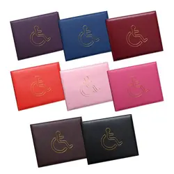 Handicapped Wallet Identity Badge Certificate Protection Cover Disabled Blue Badge Holder Document Safe Parking Permit Display