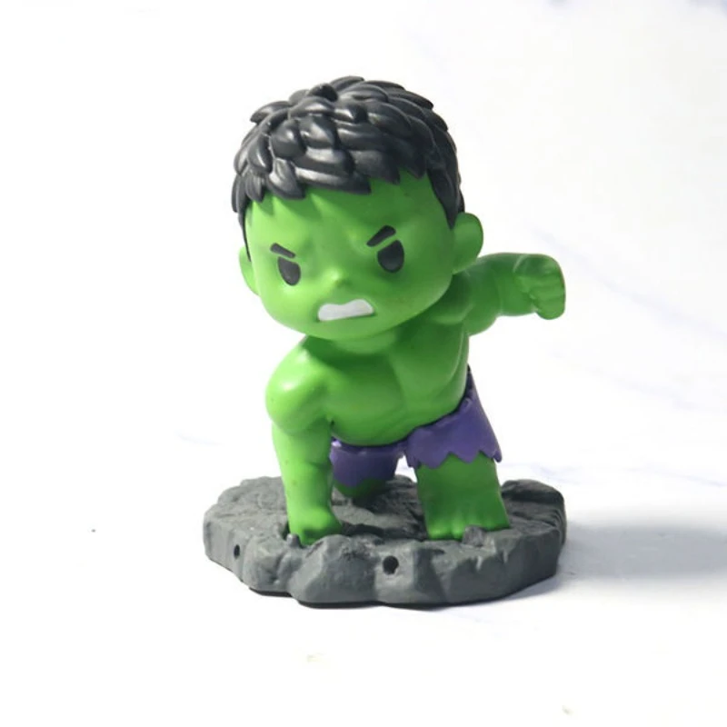 Marvel peripheral movie series Avengers Q version Hulk creative hand model personalized doll desktop ornament  holiday gift