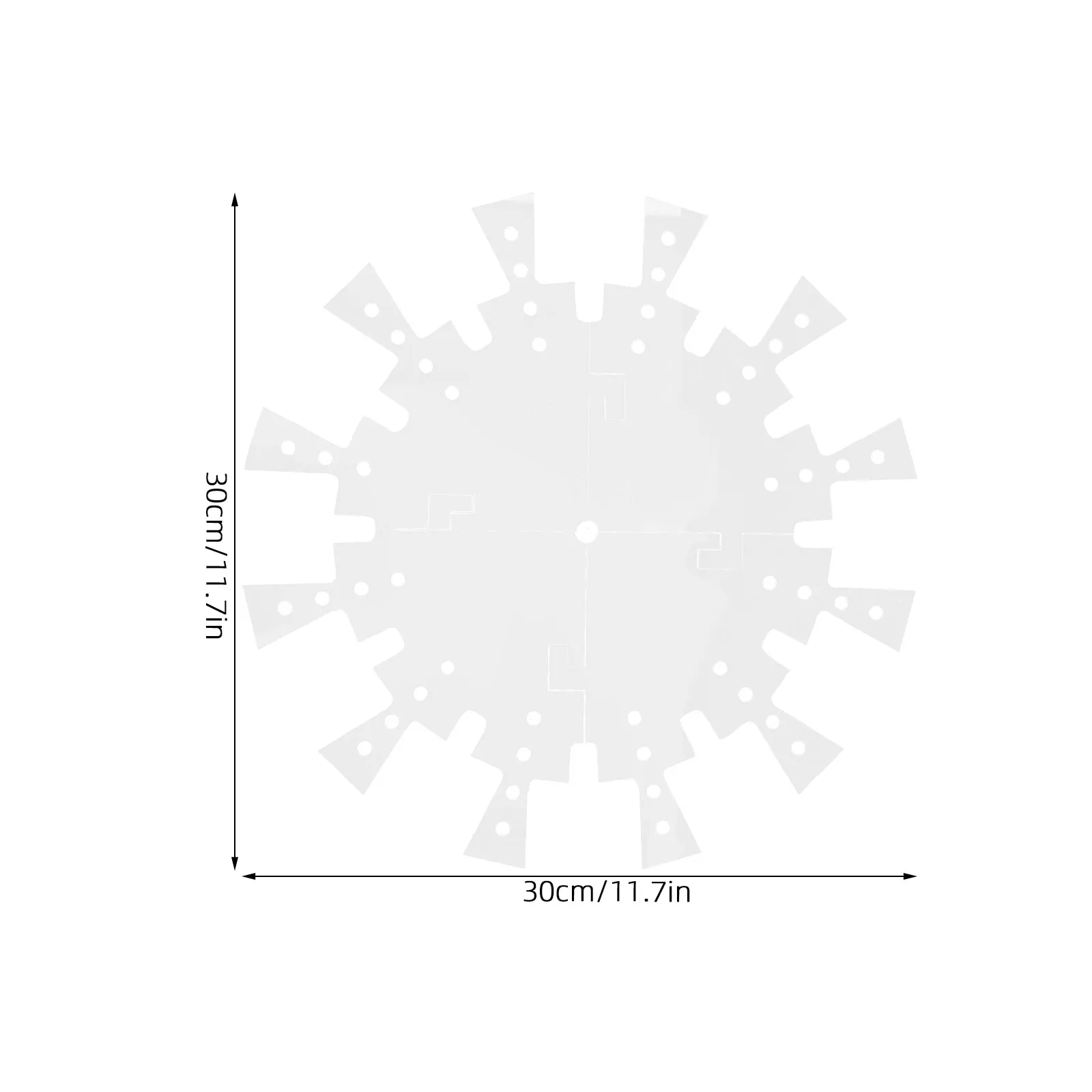 Clock Face Template Number Making Tools Numerals Acrylic Clear Ruler Router Templates Circle With Dials Pattern Drawing Layout
