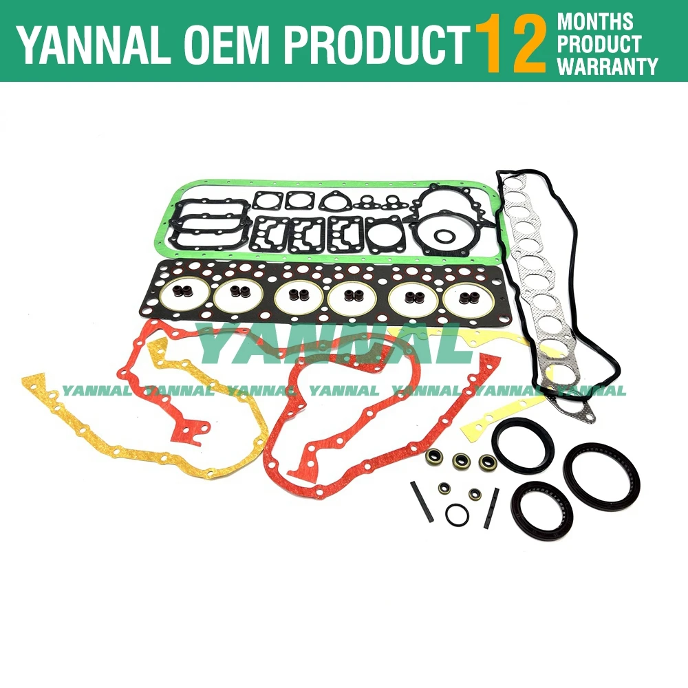 Для Nissan SD33 комплект прокладок для капитального ремонта головки подходит для двигателя вилочного погрузчика YF03 MF03 FD006