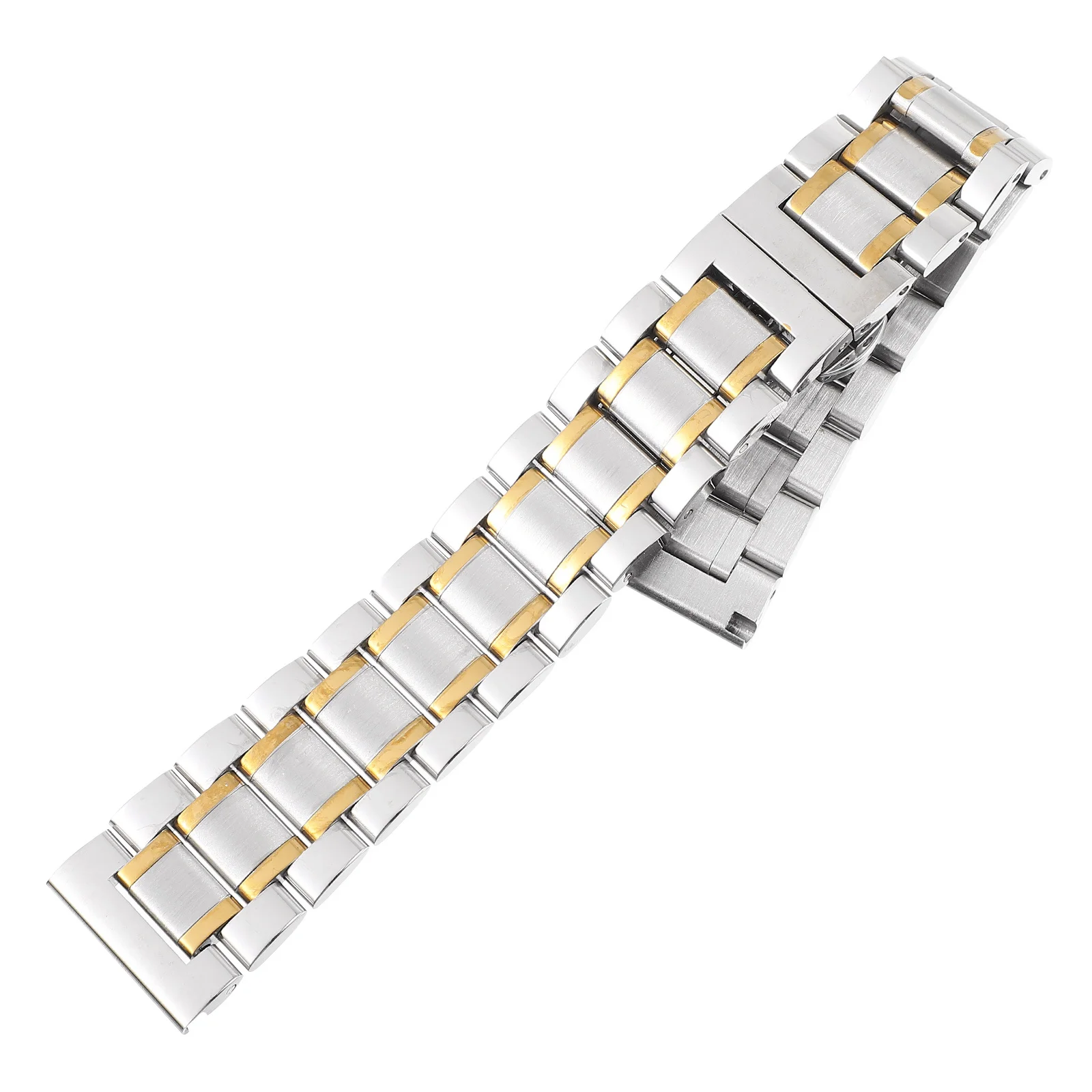 

1Pcs Durable Stainless Steel Watch Strap Chic Chain Replacement Accessory for Watches Suitable for Various Occasions
