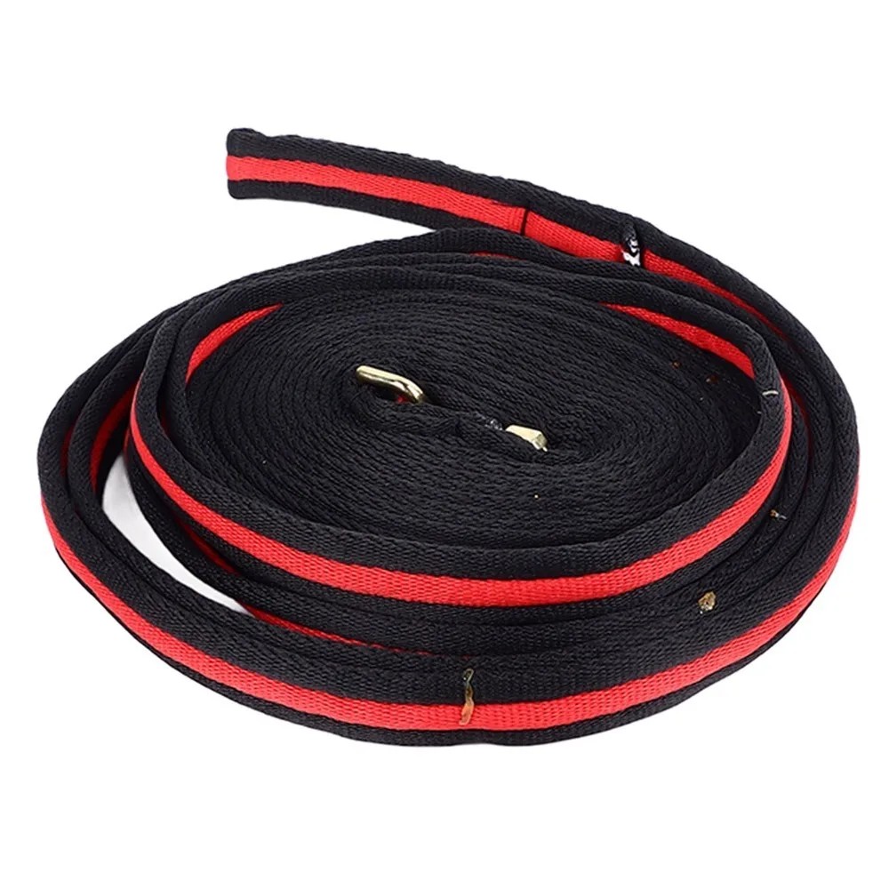Random Color Horse Lunge Line Polyester Swivel Snap Horse Training Rope 8.7yd Length High Tensile Horse Lunge Rope