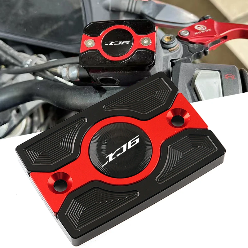 

For Yamaha XJ6 XJ6F XJ6N DIVERSION 2009-2015 Motorcycle Accessories 2025 CNC Brake Fluid Cylinder Reservoir Cover Cap