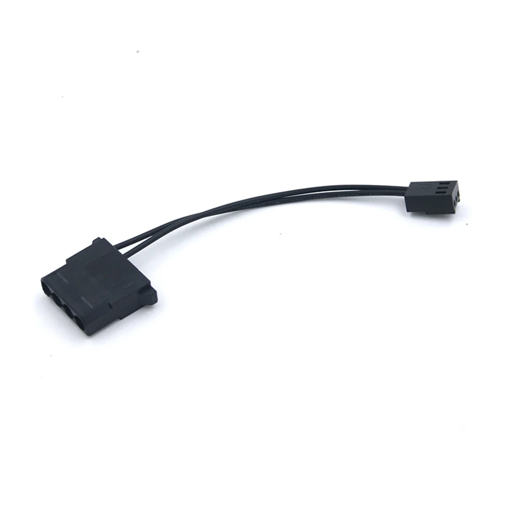 1Pcs IDE to 3 Pin Fan Power Cable Molex D Plug Power to 3 Pin Connector Computer PC Cooling Convertor Cable