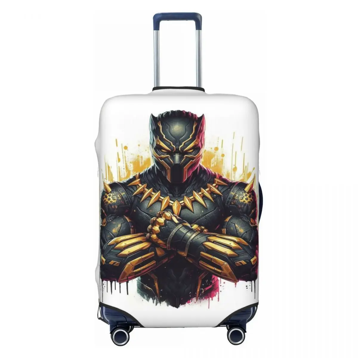 

Custom Black Panther Movie Luggage Cover Elastic Travel Suitcase Protective Covers Suit For 18-32 inch
