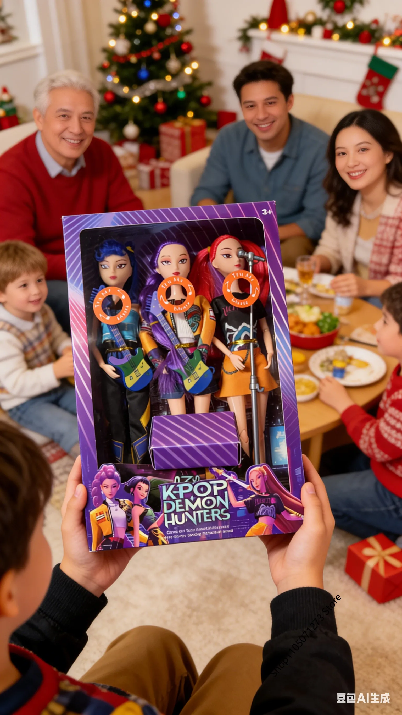 Anime dos desenhos animados kpop menina grupo música anime rumi mira zoe figuras de ação com modelo música decoração brinquedo crianças aniversário presente natal