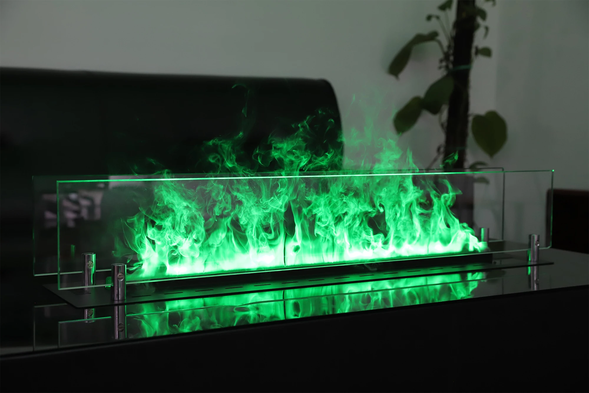 Inno-Fire 36 Inch   3d Electric Fireplace Color Fire Flame 3D Water Steam Electric Fireplace