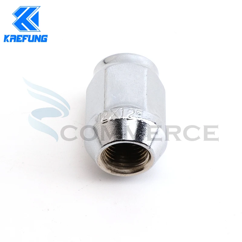 Tuerca de cubo de rueda cromada para ATV Scooter UTV Buggy Quad Bike BuggyVehicle, llanta de aleación de aluminio, 1 piezas, M10/M12 * 1,25, M14 * 1,5