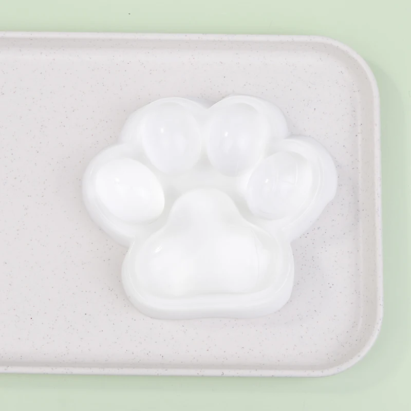 สีขาว Cat Claw MINI Cat PAW Pinch ของเล่นช้าโปร่งใส Cube ความเครียดบรรเทาของเล่นบีบของขวัญของเล่นสําหรับเด็ก