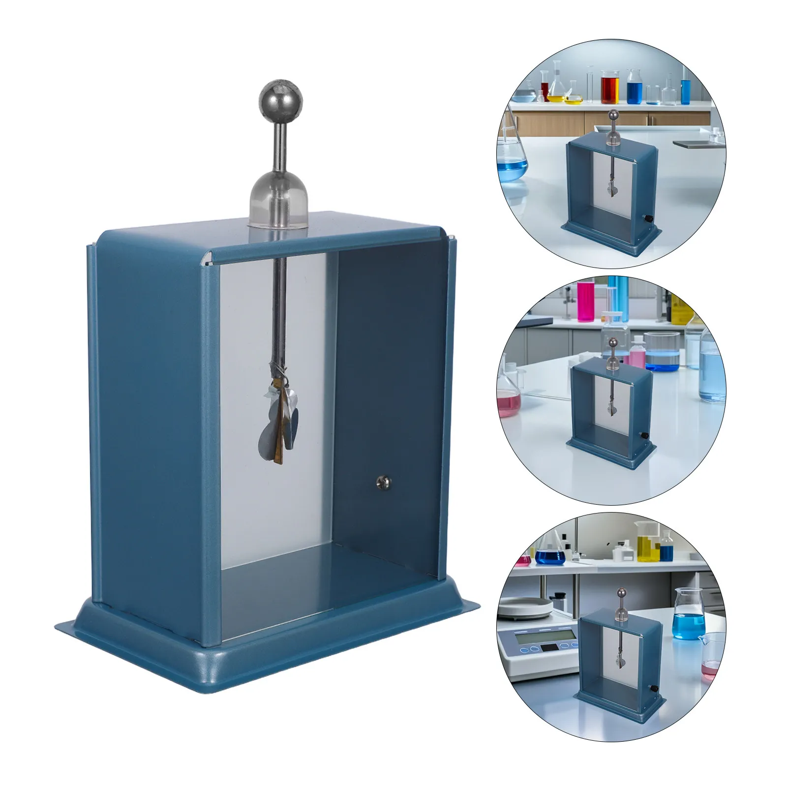 

Электростатический тестер в железном корпусе для экспериментов по статическому электричеству, учебное пособие для физических классов, инструмент для научных экспериментов