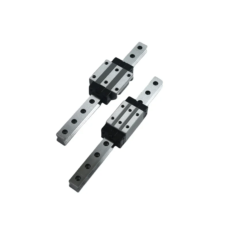 Miniature low noise and low price linear guides rails 100mm-1000mm and linear guideway block for cnc machinery accessory