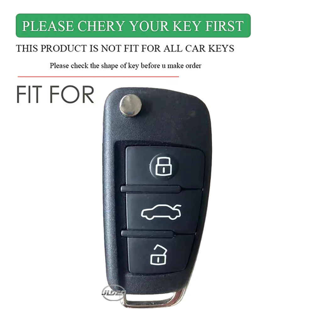 New Silicone Key Case Cover Shell for Audi A4 B7 A6 C6 4f 8v A3 8p A1 A3 Remote Key Holder Jacket Accessories Fob Accessories