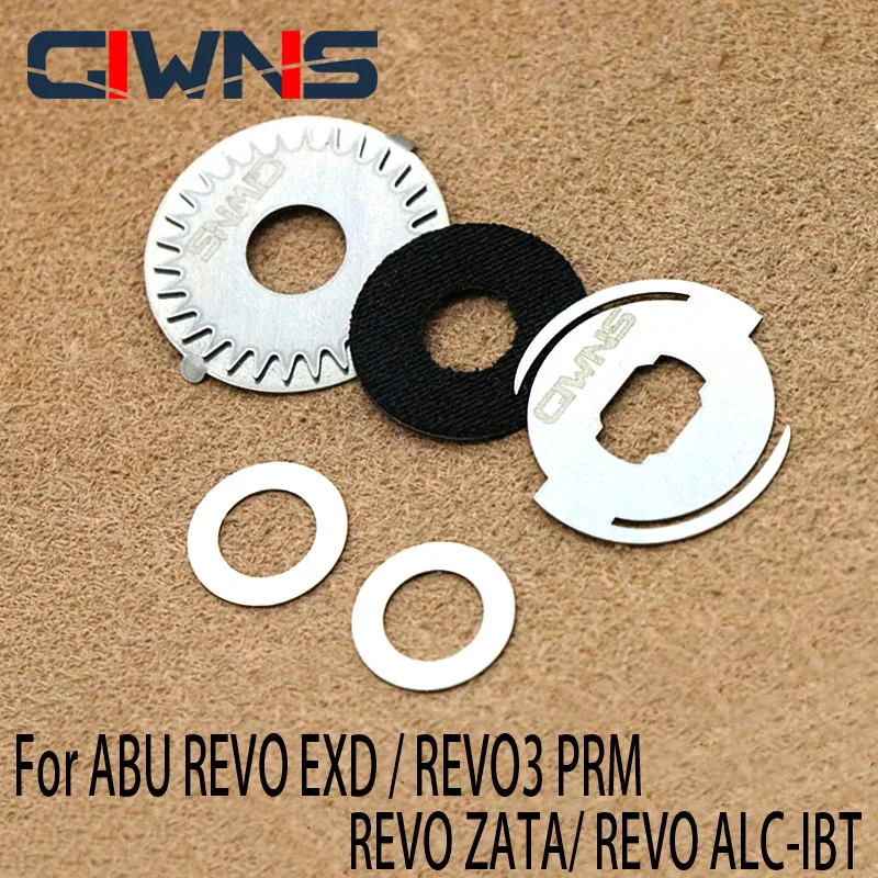 Unloading Alarm For ABU REVO EXD/REVO3 PRM/ REVO ALC-IBT Metal Soft Sound Gasket Brake Carbon Fiber Drum Reel Repair Attachments