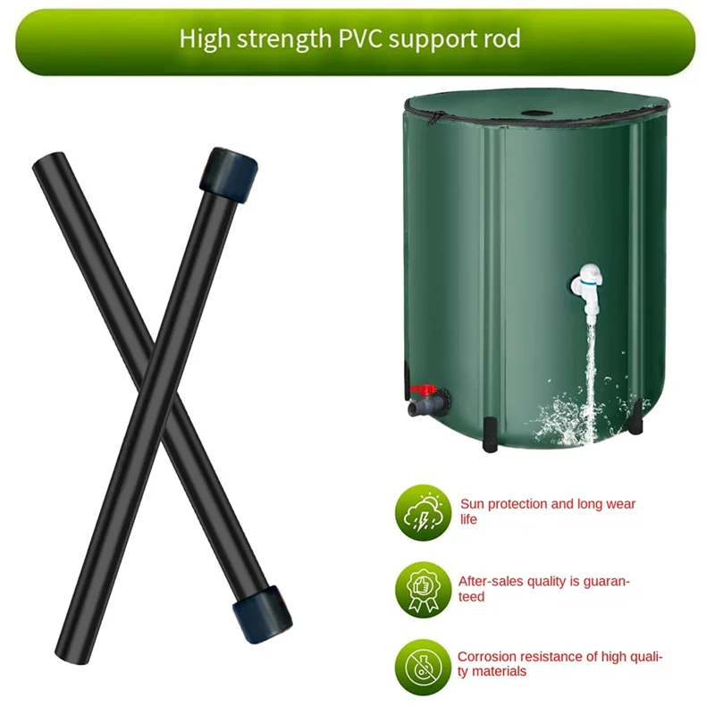 AB15-tanque de almacenamiento de agua para reciclaje de agua de lluvia, cubo de riego para jardín, contenedor de recolección, barril de almacenamiento de agua para jardín