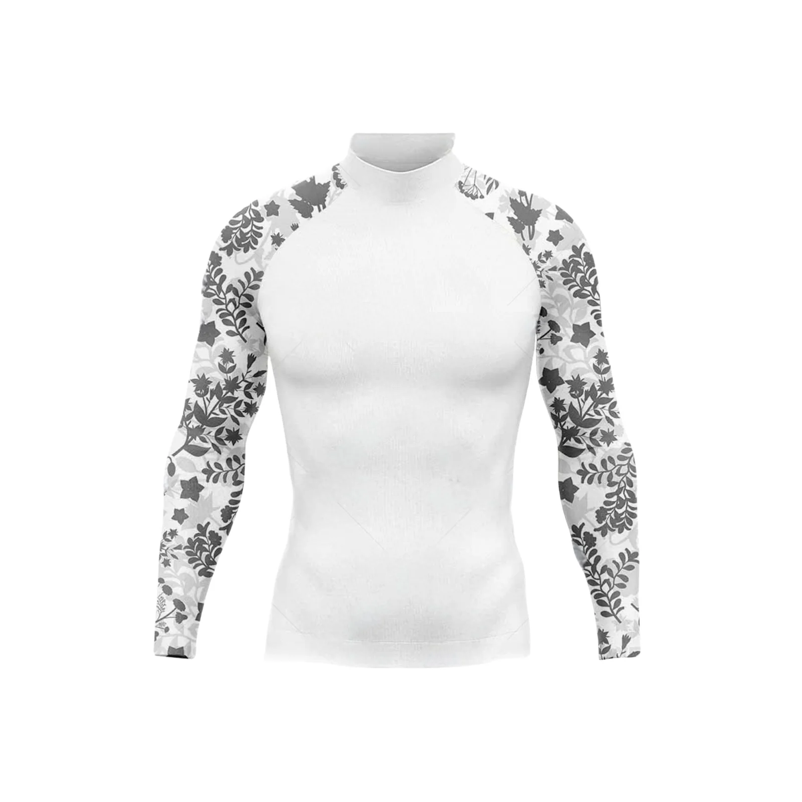 

Мужские рубашки для плавания с длинными рукавами Rash Guard для мужчин, UPF 50+, компрессионные рубашки с короткими рукавами и защитой от ультрафиолета, быстросохнущие