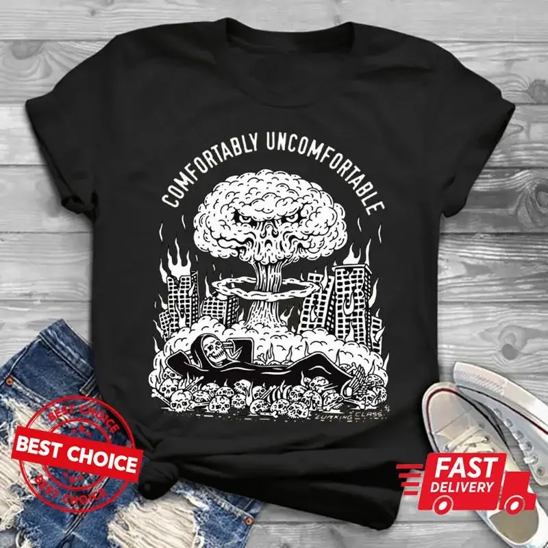 Lurking Class Comfortably Uncomfortable T Shirt S 3Xl