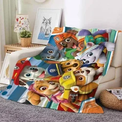 Couverture Paw Patrol pour enfants, couverture de sieste pour enfants, doux pour la peau, châles de dessin animé mignons, cadeau canin