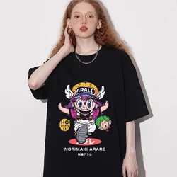 Arale T shirt Women Designer Japanese Tee girl Designer Harajuku Clothing Summer Trend Fashion Graphic Tshirts Cotton Tees