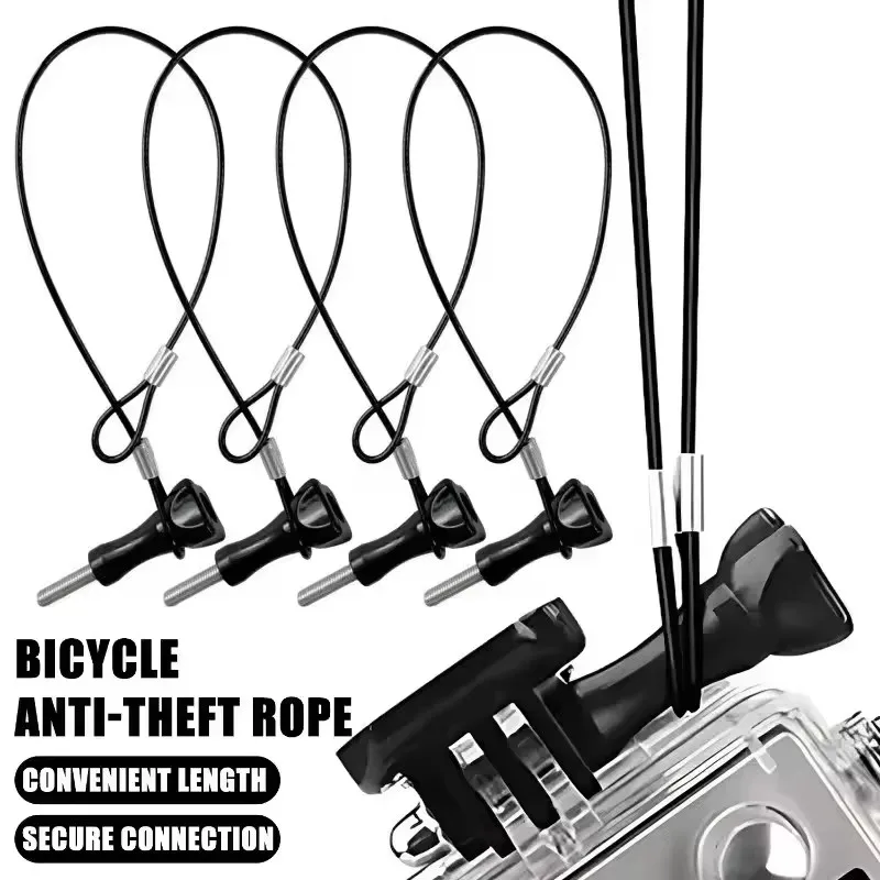 Protable Anti-lost Wire Rope Safety Rope Lanyard Hand Hangin
