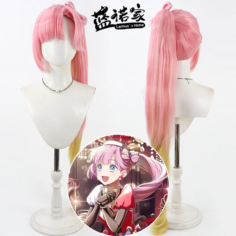 

Anime Love Live Anyoji Hime Cosplay Wig Halloween Carnival Party Props Synthetic Hair Heat Resistant Fiber + Wig Cap