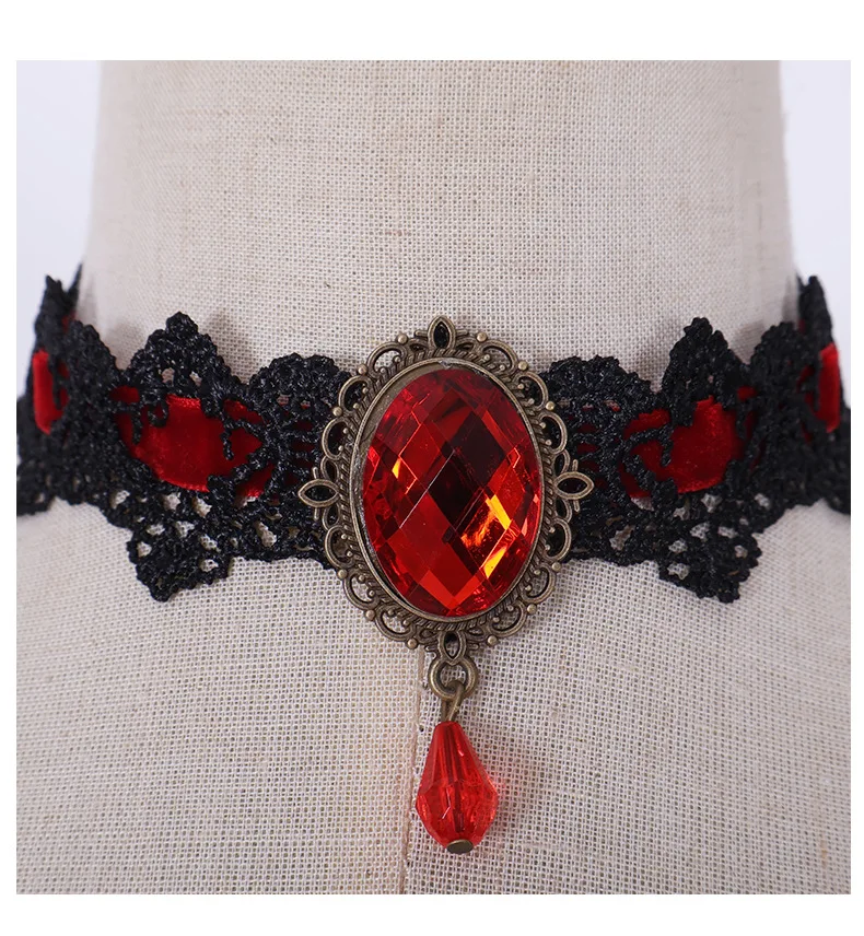 Fancy Vintage Cosplay Witch Princess Vampire Dress Costume Girl Carnival Dress Up Party Child Performance Halloween Clothing