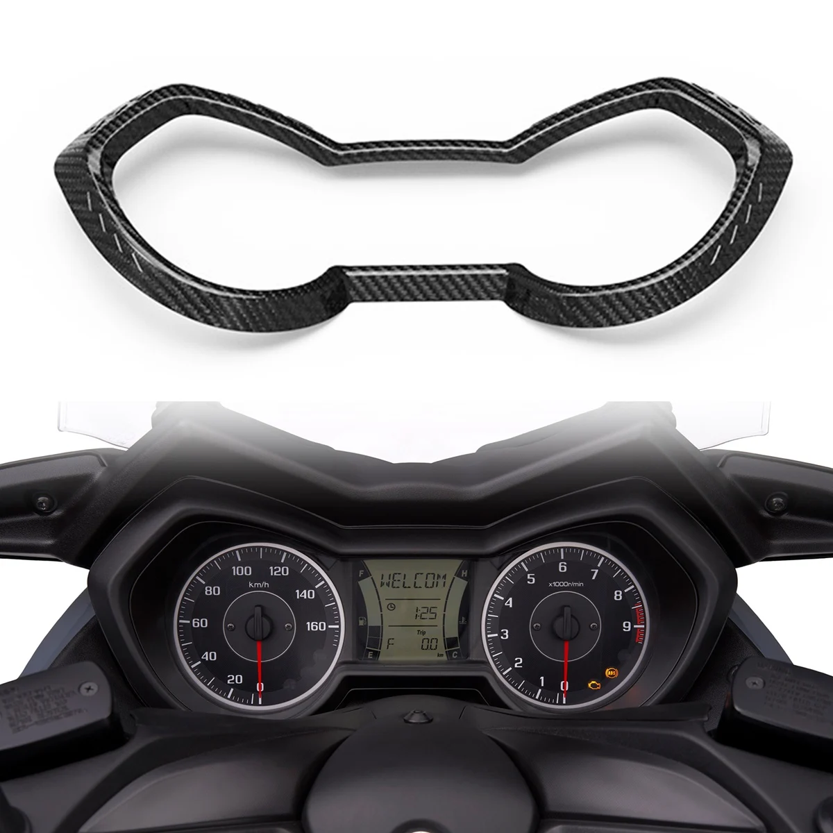 Per YAMAHA X-MAX XMAX 250 300 400 XMAX250 moto Refit Meter Cover Code Table Frame decorazione dello strumento