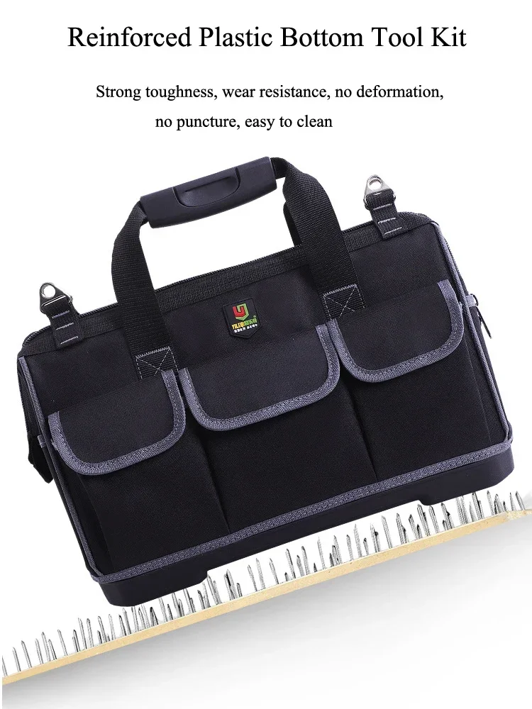 Multifunctional Tool Bags Oxford Cloth Electrician Bags Waterproof and Wear-Resistant High Capacity Storage Bags