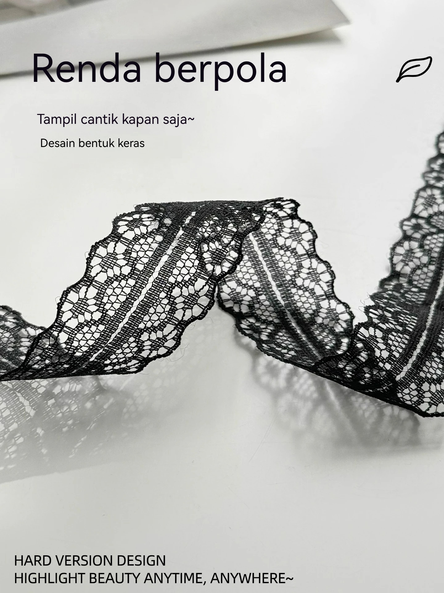 1 Pair Fancy Flat Braided Lace Shoelaces 2.9cm Width Black White Silk for Ballet Sneakers And German Training Shoes