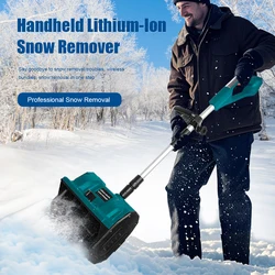 Electric Snow Blower Handheld Snowplow Portable Collapsible Convenient Snowplow Home Electric Model Snowplow (NO Battery)
