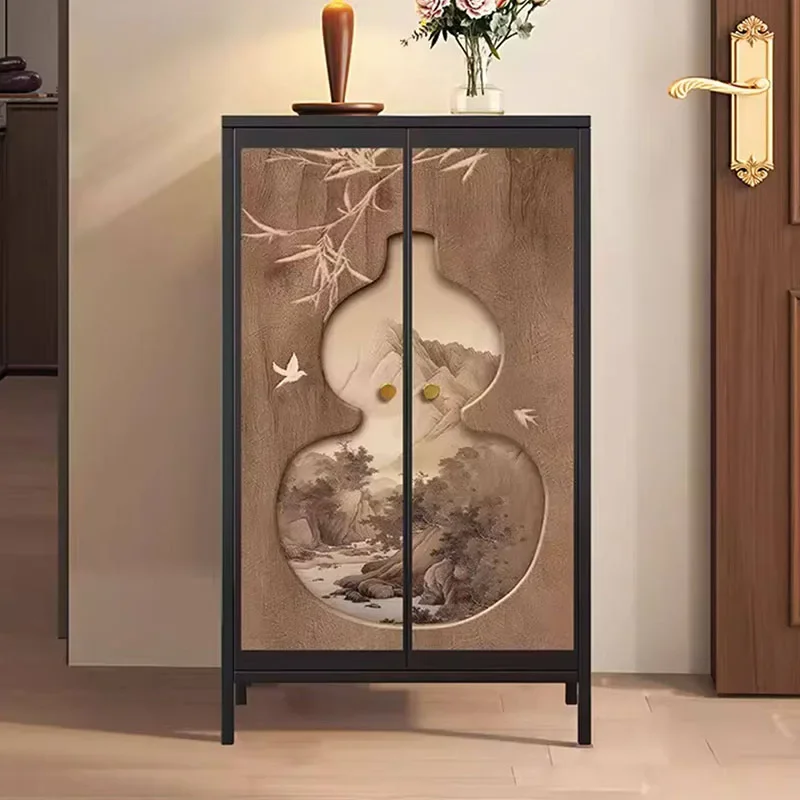 Organizer Bookshelf Living Room Cabinets Storage Librero Dressers Shoe Cabinets Console Corner Accent Vitrina Home Furniture