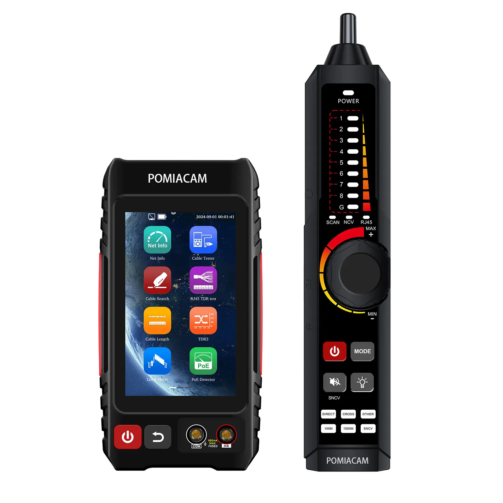 

LT-600 series Network Cable Tester RJ45 Tester Lan Tester 4 inch IPS touch screen Tool Kit