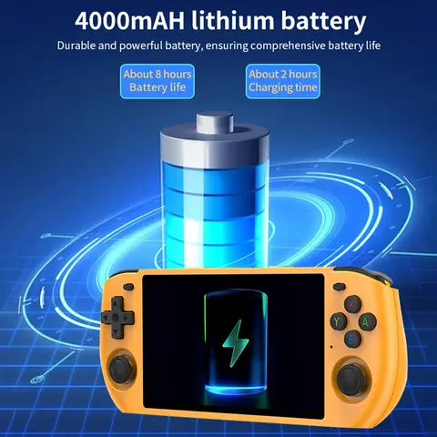 PowKiddy RGB10 max3 Rechargeable Handheld Game Console 5.0-inch IPS HD Screen Support TV Connection Multiple Play Modes