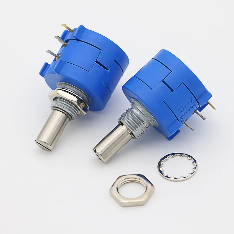 2PCS 3590S-2-103L 103 102 104 503 3590S 10K 1K 100K 50K ohm Precision Multiturn Potentiometer 10 Ring Adjustable Resistor