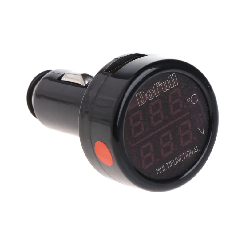 

Waterproof Voltmeter Motorcycle Marine Car Boat Digital LED Tester Panel