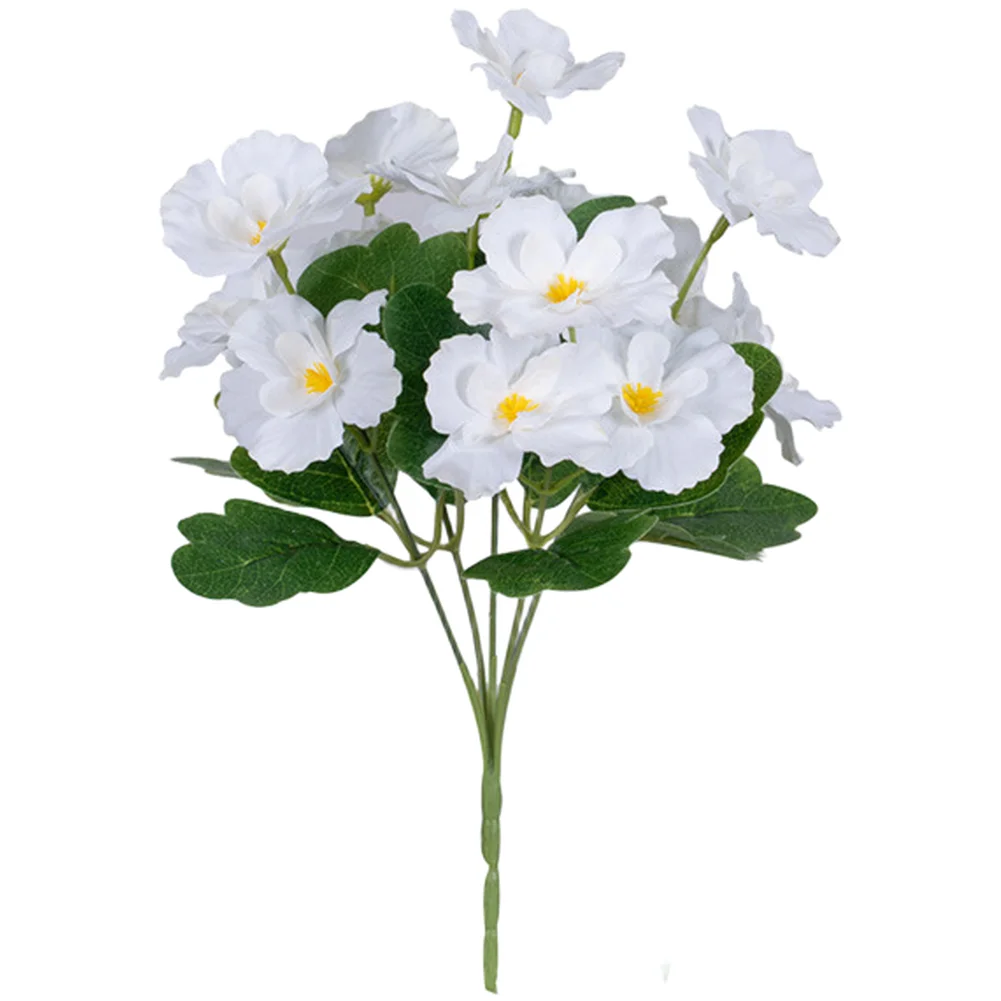 Silk-Inspired Daisy and Butterfly Artificial Flower for Wedding Nightstand Decor Home Den Outdoor Pavilion Decoration