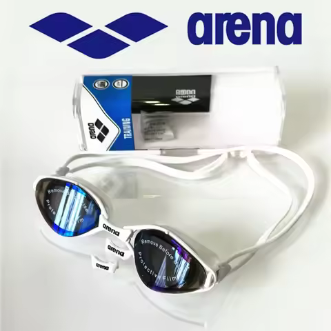 ARENA Óculos de natação profissionais antiembaçante para adultos para homens e mulheres, óculos de proteção UV impermeáveis e ajustáveis