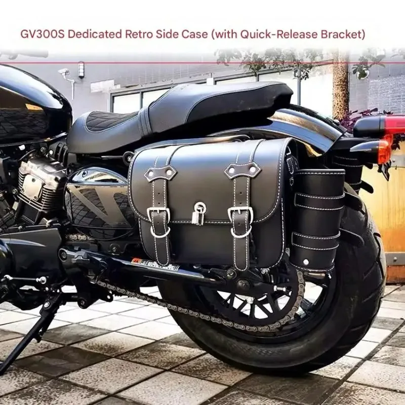 【Perfect fit】For HYOSUNG - GV 300 S 125S side bag, large capacity side bag, canvas bag, side bag stand.