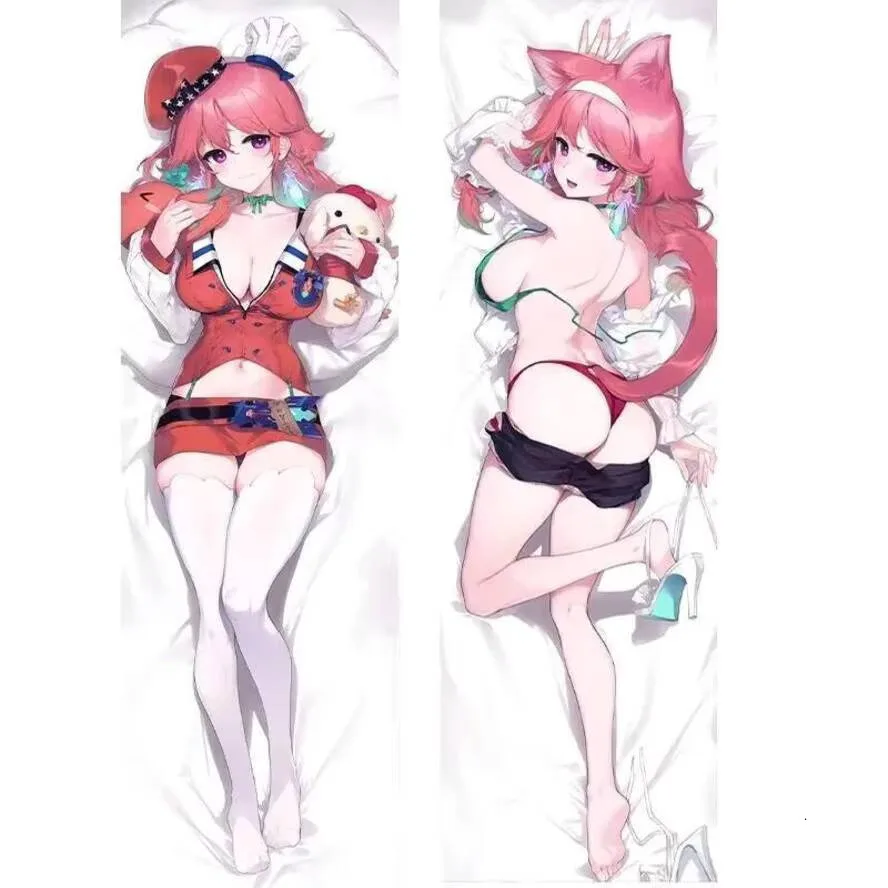 60X180cm أنيمي Dakimakura هينغ Otaku وسادة للجسم غطاء Waifu الفراش ديكور وسادة