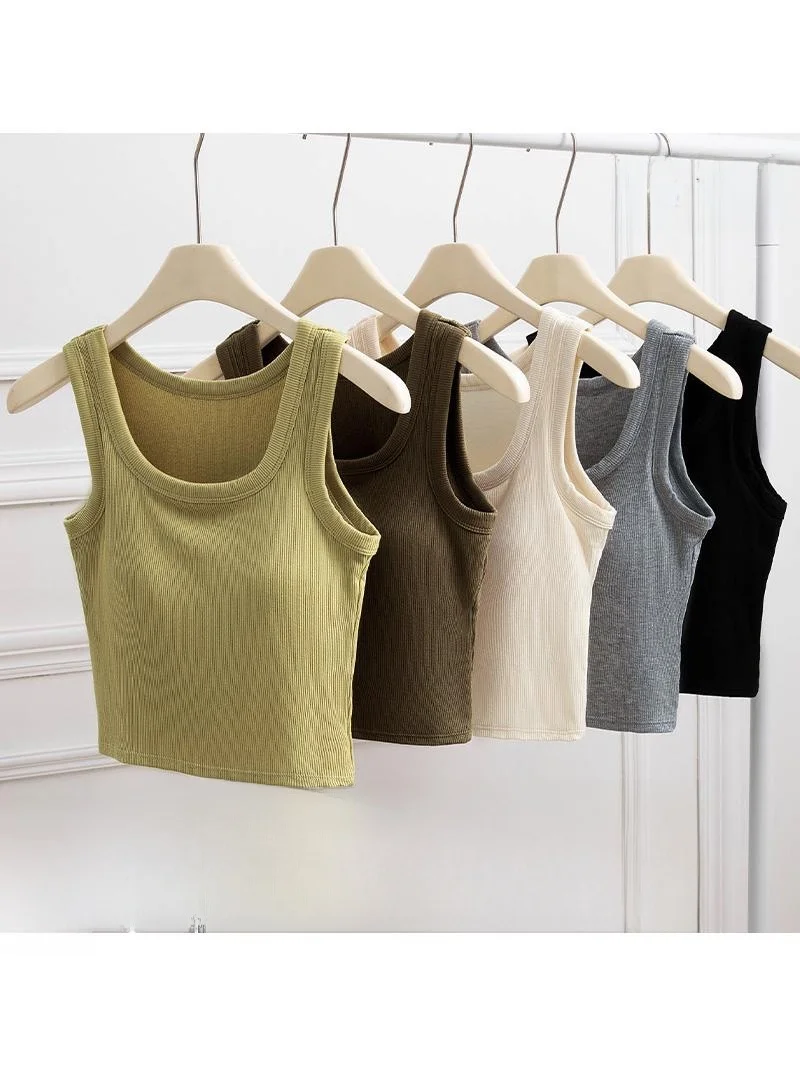 

Осень-зима 2023, новый жилет U-Ba-Piece, бюстгальтер Csole с нагрудником, внутренняя одежда, повседневный хлопковый женский жилет