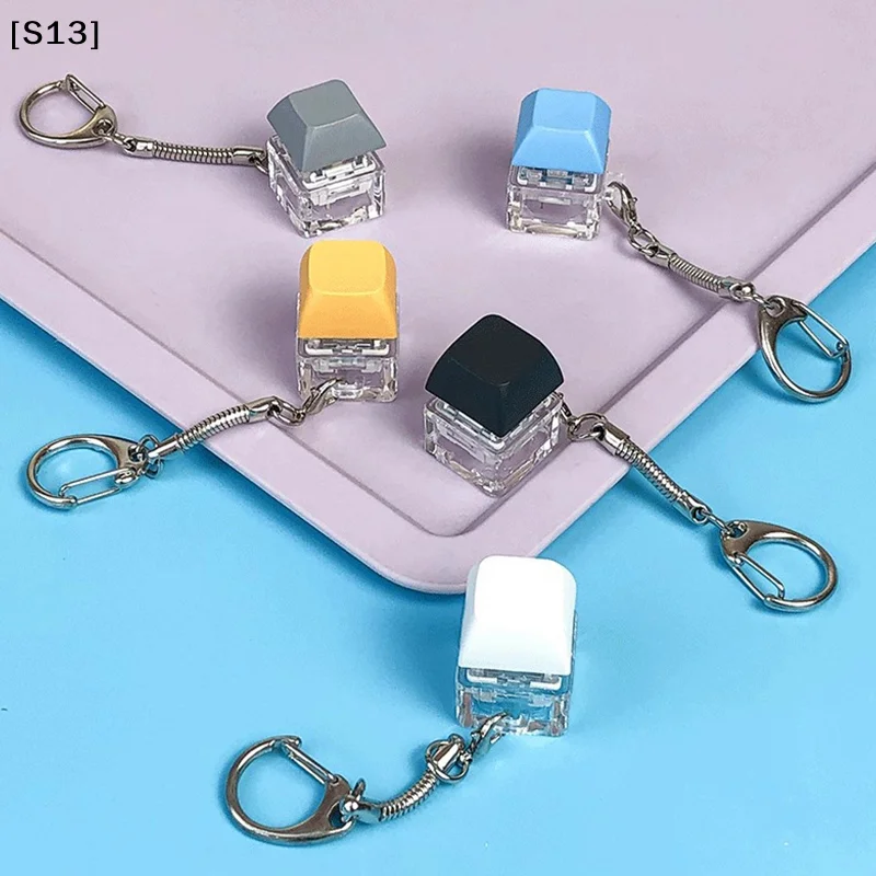 Porte-clés mécanique de décompression Merit +1 Muyu, bouton de clavier, pendentif capuchon de touche, jouet anti-stress [Q]Q@