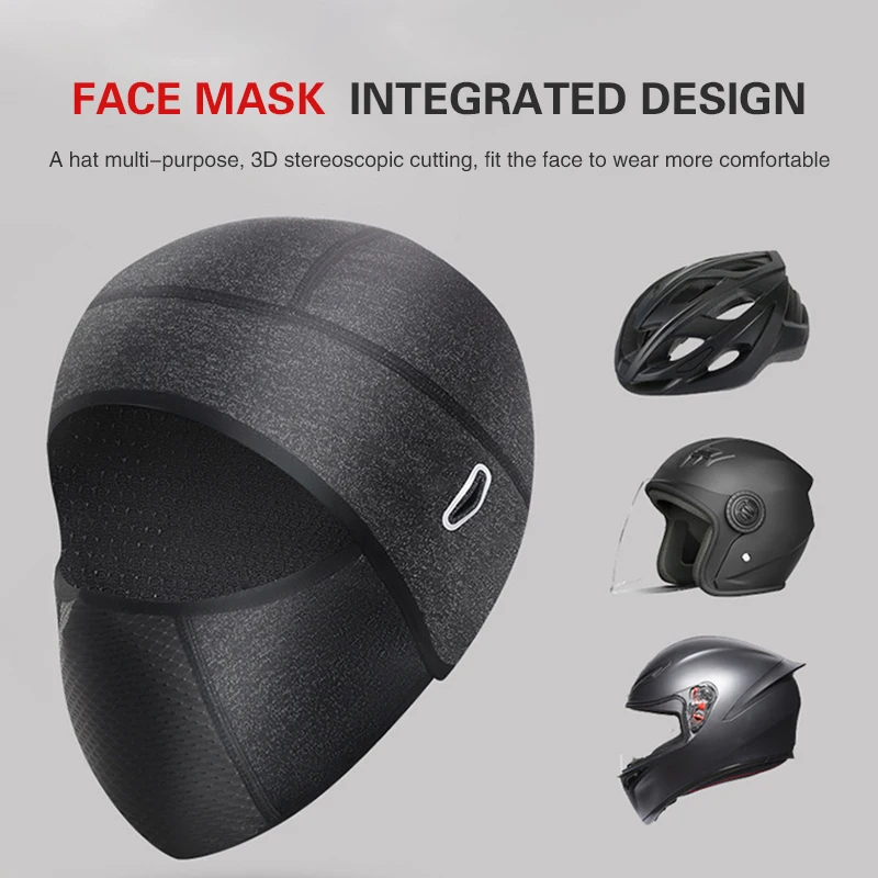 Biking-mascarilla facial completa transpirable, gorro deportivo para ciclismo, bufanda a prueba de polvo y viento, gorro cálido y transpirable