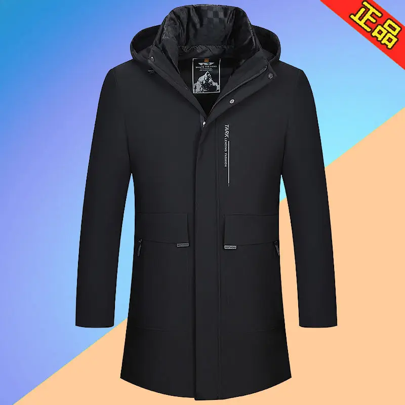 انفصال الداخلية بطانة معطف القطن شتاء جديد أسفل سترة قطن فضفاضة رجل الملابس سترات الرجال منتصف أنماط طويلة وسادة مبطنة جديد