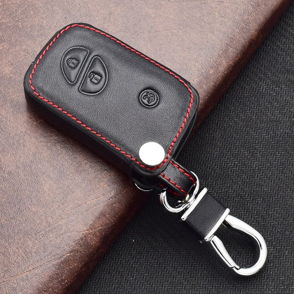 ATOBABI Leather Car Key Case Keychain For Lexus LX570 GX460 RX270 RX350 RX450 LS460 LS600H ES350 GS300 IS250 IS350 Remote Cover