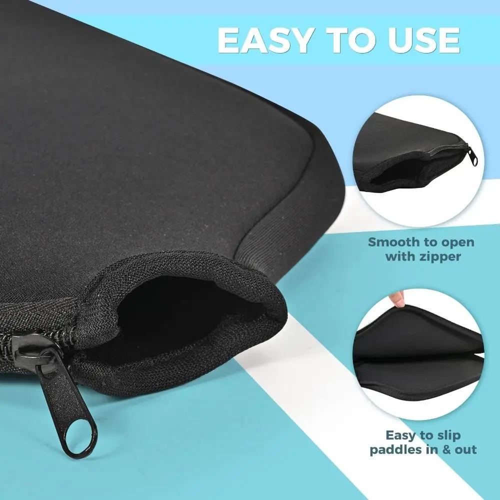 

Portable Neoprene Pickleball Paddle Cover High Quality Dust Cover Paddle Protect Case Racket Pack Dust Cover Sports