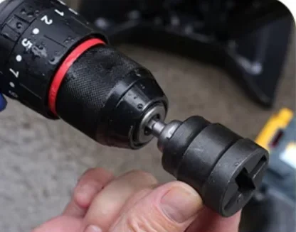 

Heavy-Duty Universal Jack Socket Wrench Universal Fit Drill Compatible Electric Wrench Socket Easy To Use 1/2 in