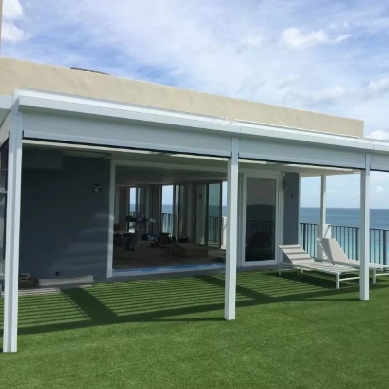 

Outdoor Customized Modern Garden Waterproof Bioclimatic Aluminium Louvre Pergola