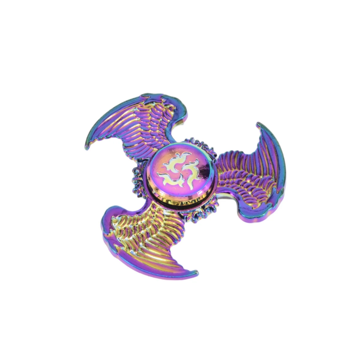 Nowość! Metalowy spinner antystresowy Stress Dragon Wings Eye Tri, cichy, szybki, zabawka do koncentracji z łożyskiem stalowym.