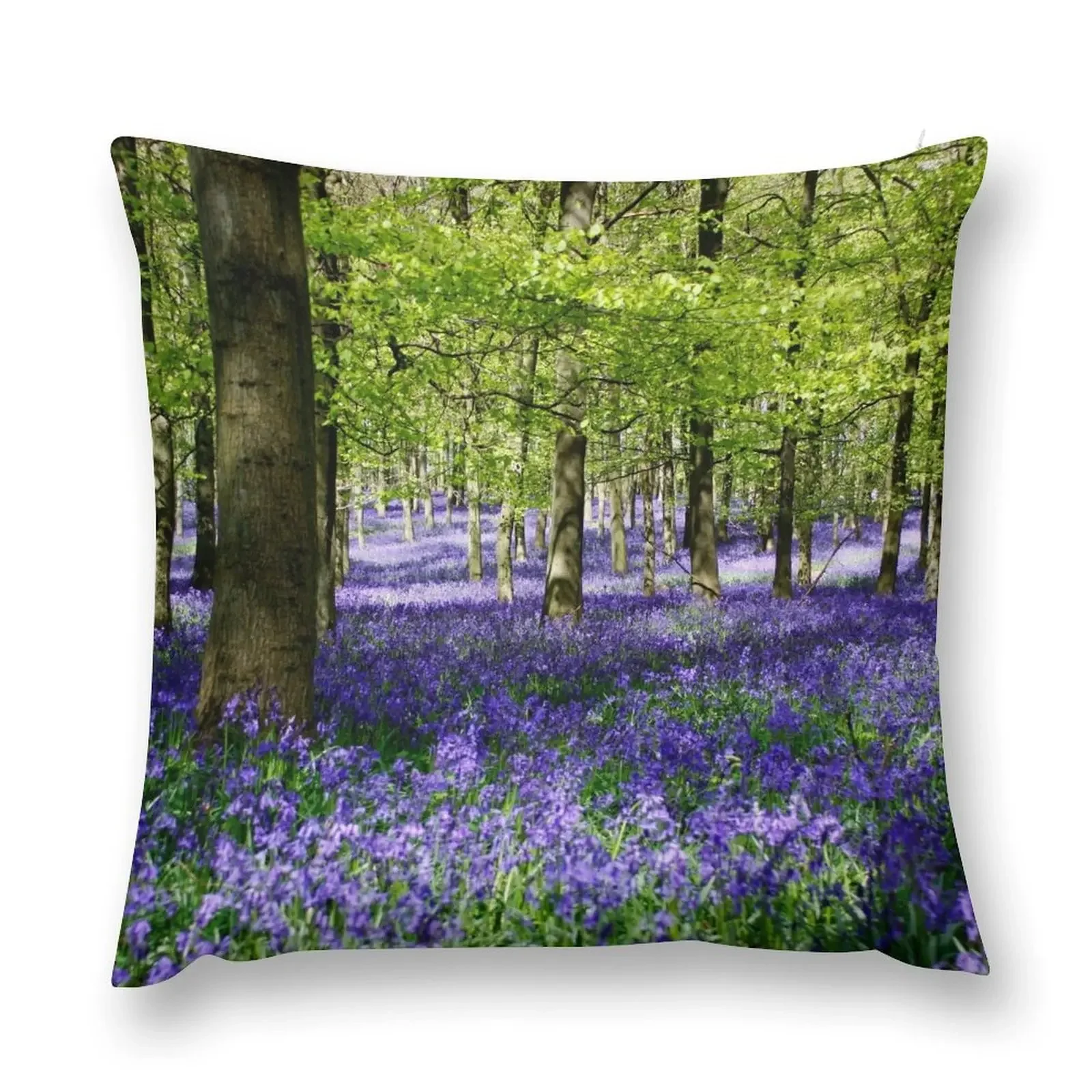 Bluebell Woods Throw Pillow Sofa Cushion Cover luxury decor pillow