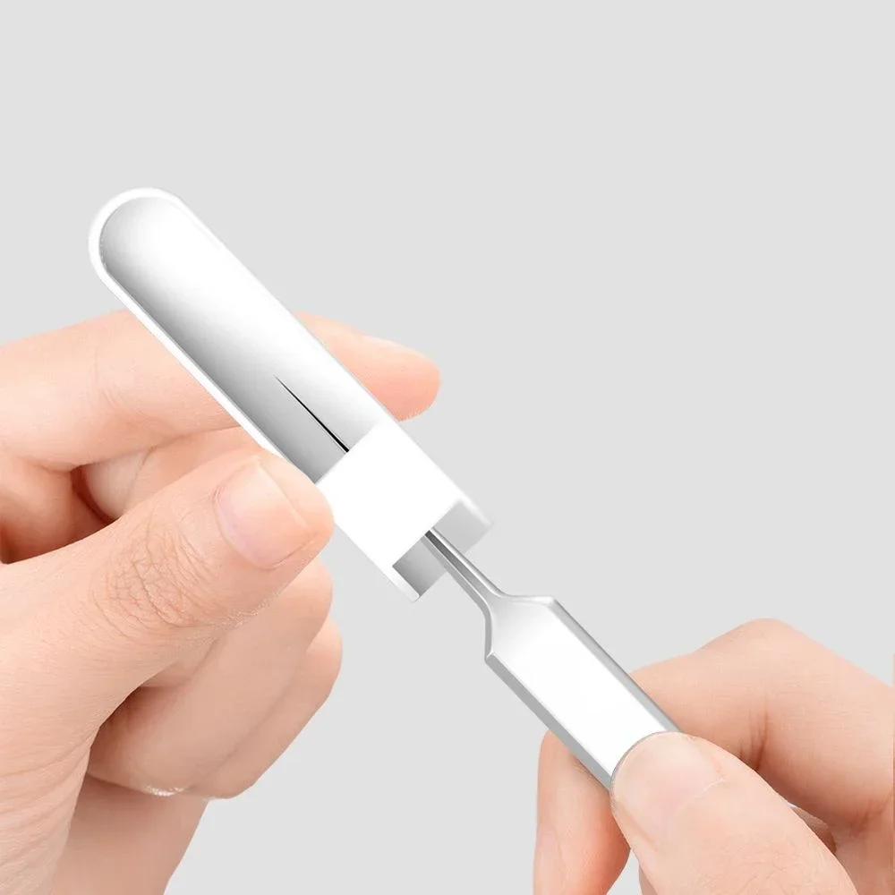 Pinzette di precisione per punti neri in acciaio inossidabile - Strumento per la rimozione dell'acne per la cura della pelle del viso Kit di bellezza professionale per estrattore di comedoni